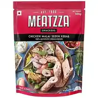 Meatzza Marinated Boneless Chicken Malai Tikka, 500 g